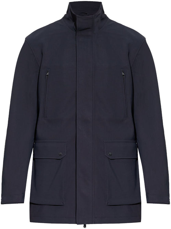 EMPORIO ARMANI CAPSULE Coats Blue