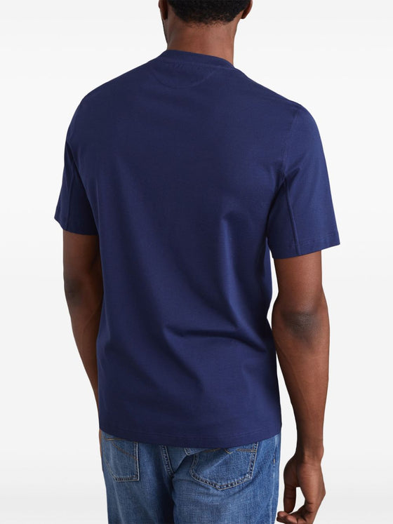 Brunello Cucinelli T-shirts and Polos Blue