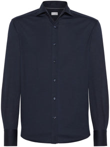  Brunello Cucinelli Shirts Blue