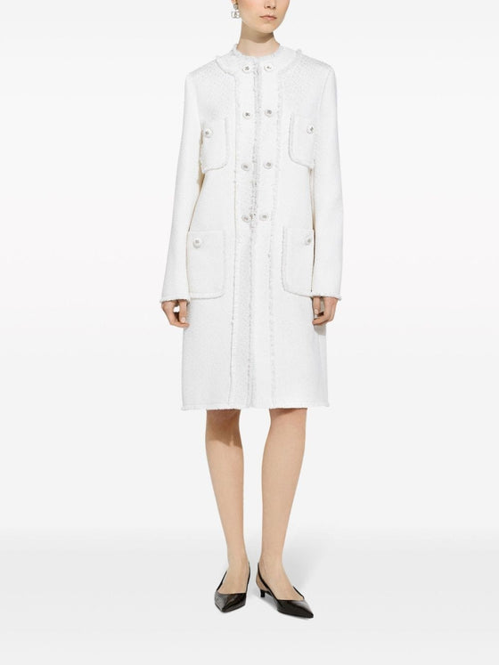 Dolce & Gabbana Coats Cream