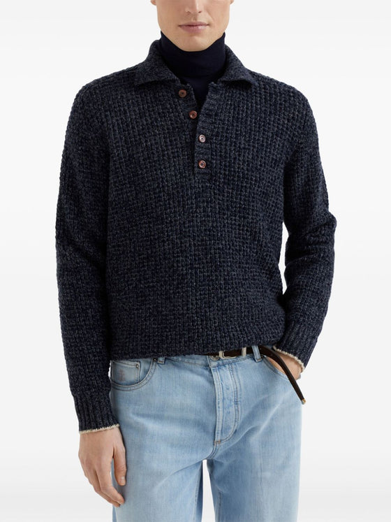 Brunello Cucinelli Sweaters Blue