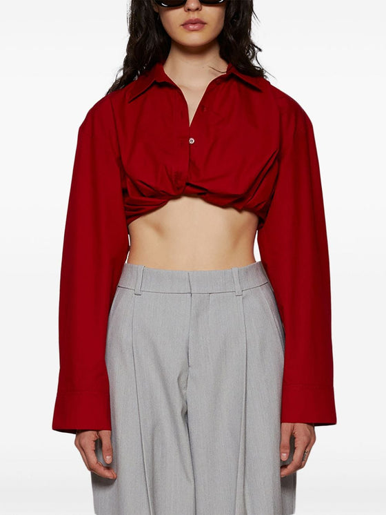 JACQUEMUS Shirts Red