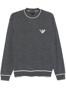  Emporio Armani Sweaters Grey