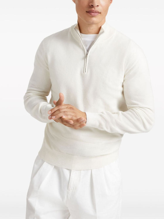 Brunello Cucinelli Sweaters White