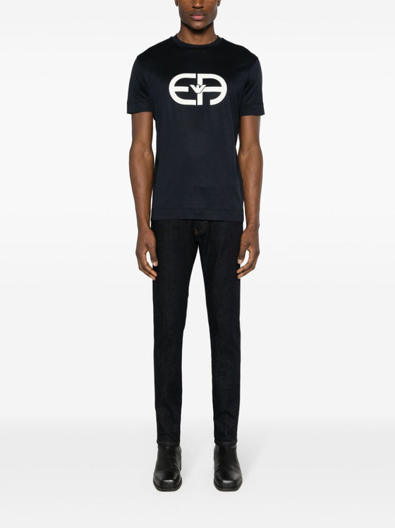 Emporio Armani T-shirts and Polos Blue