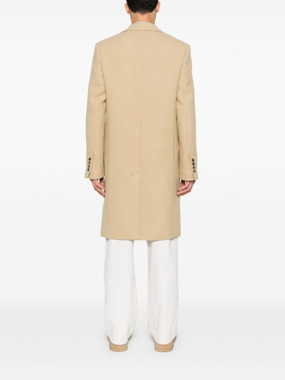 Ami Paris Coats Beige