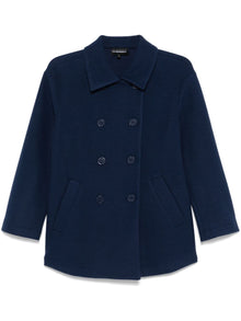  Emporio Armani Coats Blue