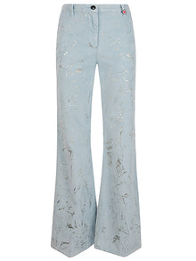  I love my pants Trousers Clear Blue