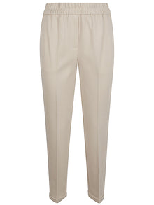  Via Masini 80 Trousers Cream