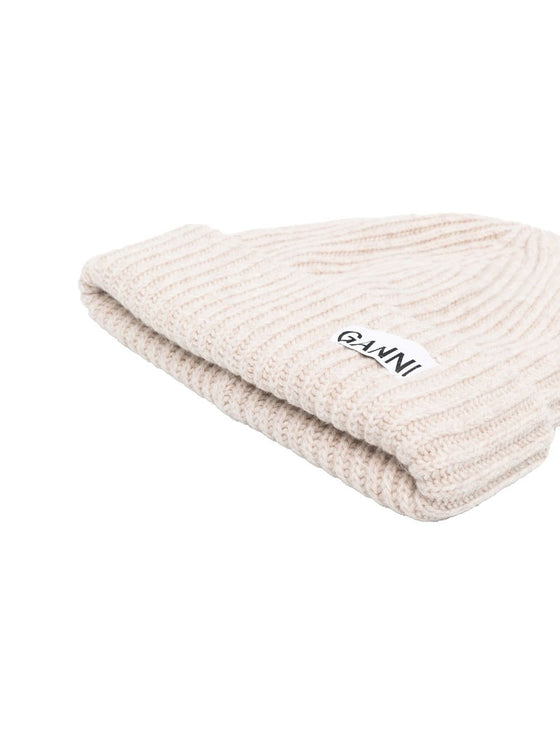 GANNI Hats Beige