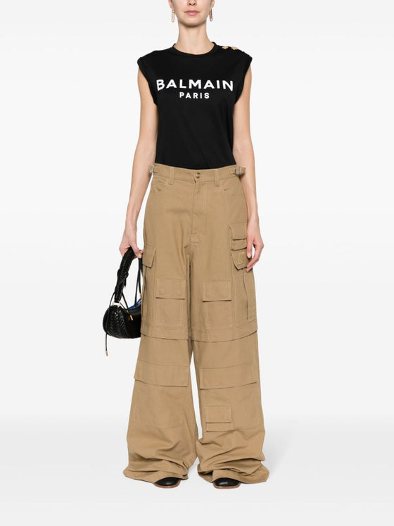 Balmain Button Detail Top