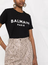 Balmain Logo Print Cotton T-shirt