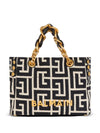 Balmain small 1945 Soft jacquard tote bag