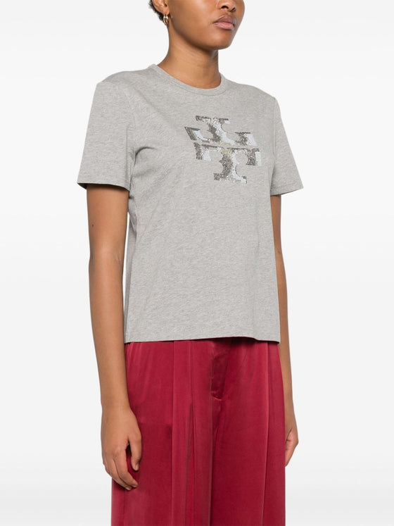 Tory Burch T-shirts and Polos Grey