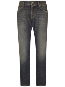  Dolce & Gabbana applique logo skinny jeans