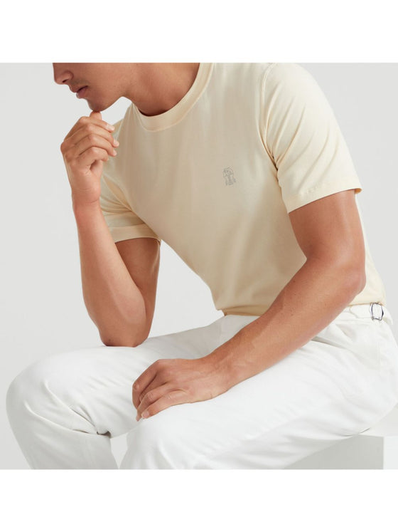 Brunello Cucinelli T-shirts and Polos Beige