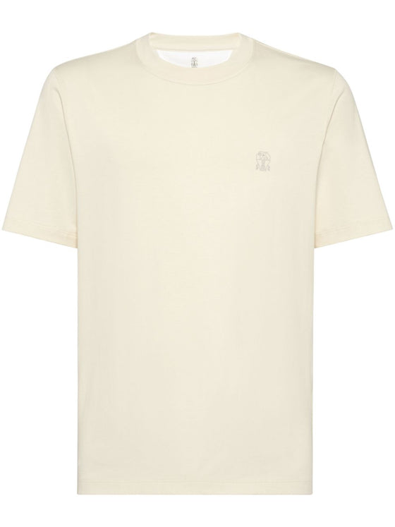 Brunello Cucinelli T-shirts and Polos Beige