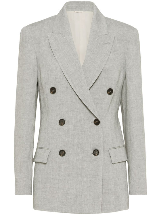 Brunello Cucinelli Jackets Light Grey