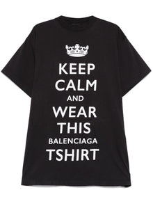  Balenciaga T-shirts and Polos Black