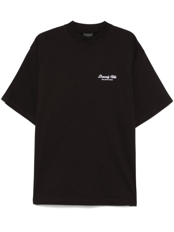 Balenciaga T-shirts and Polos Black