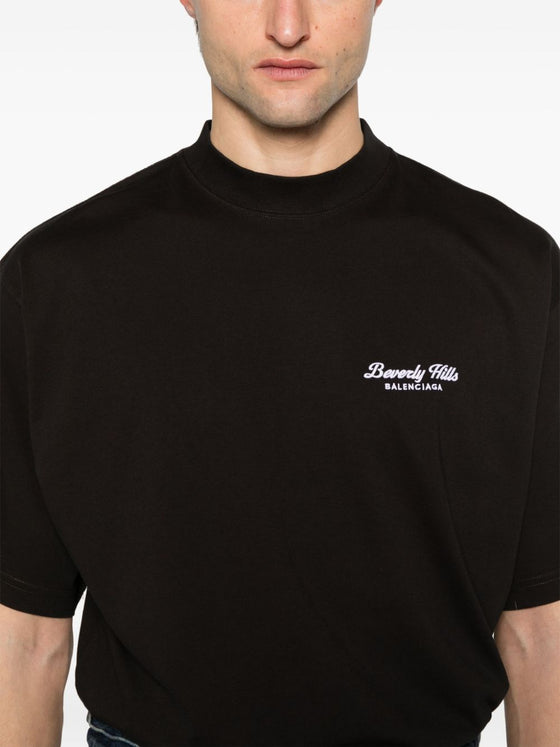 Balenciaga T-shirts and Polos Black