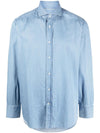 Brunello Cucinelli Shirts Clear Blue