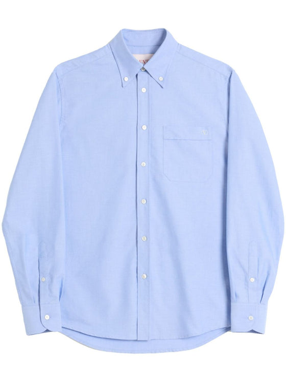 Valentino Shirts Clear Blue