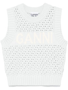  GANNI Sweaters Clear Blue