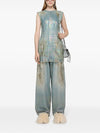 Acne Studios coated denim dress