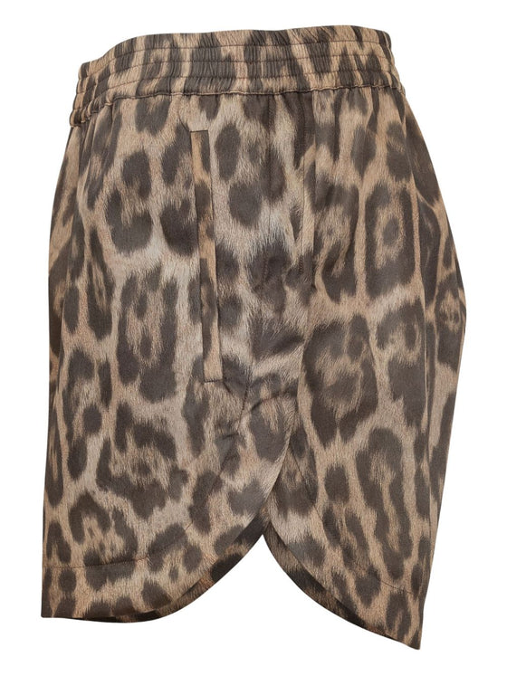 Stella McCartney leopard print shorts