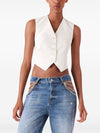 Stella McCartney Cropped Tailored Wool Waistcoat