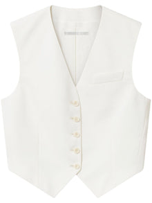  Stella McCartney Cropped Tailored Wool Waistcoat