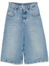 Stella McCartney cotton denim bermuda shorts