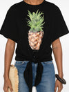 Stella McCartney Pineapple Tie-front Cotton T-Shirt