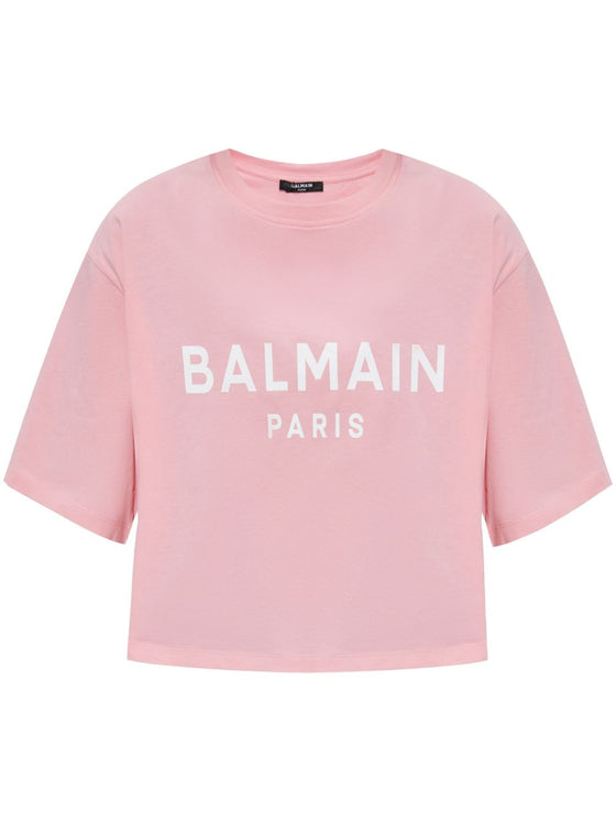 Balmain T-shirts and Polos Pink