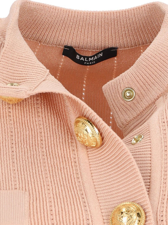 Balmain four pocket cropped cardigan