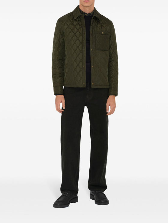 Burberry quilted design jacket