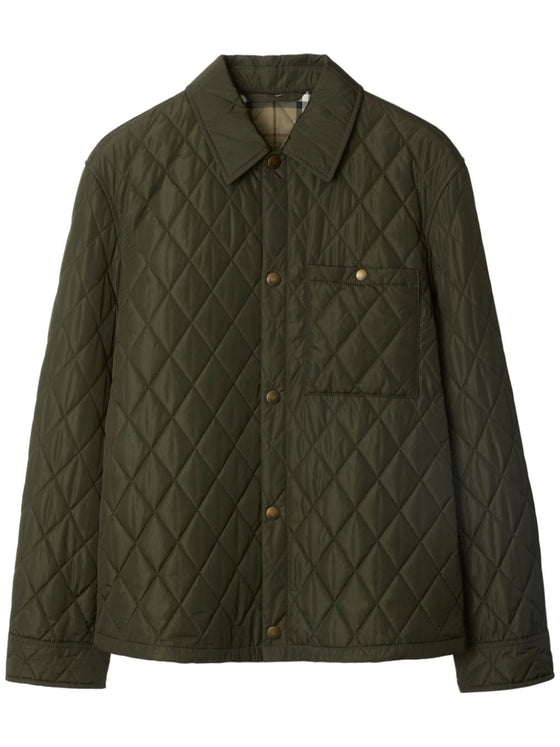 Burberry quilted design jacket