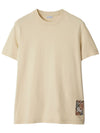 Burberry Cotton T-shirt with Check label