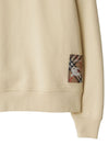 Burberry Cotton sweatshirt with Check label