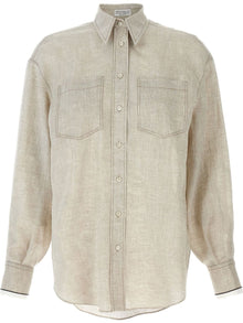  Brunello Cucinelli Shirts Beige