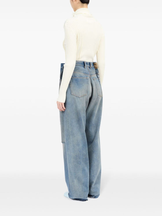 MM6 Maison Margiela Jeans Clear Blue