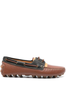  Tod's Flat shoes Leather Brown