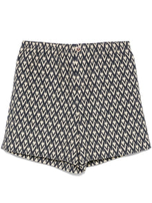  Valentino Geometric Print Shorts