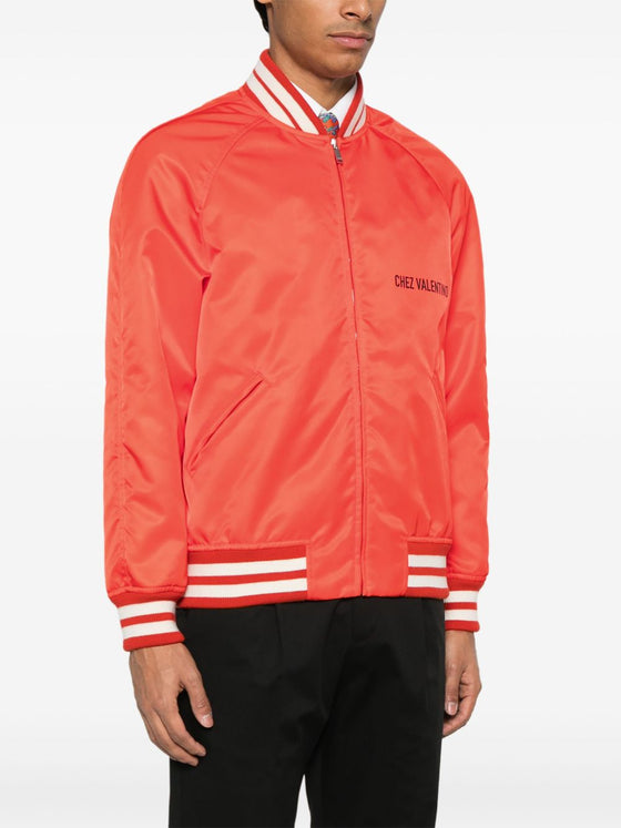 Valentino chez Valentino-print bomber jacket