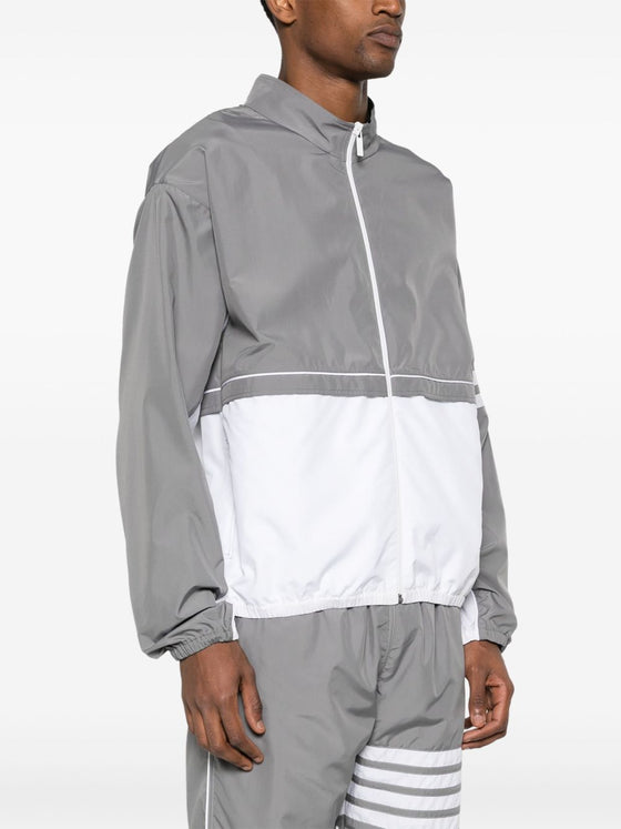 Thom Browne 4-bar colorblock jacket