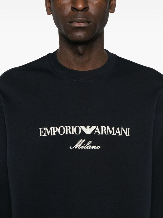 Emporio Armani Sweaters Blue