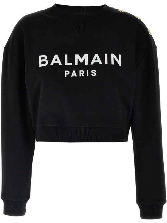 Balmain Sweaters Black