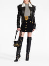 Balmain Button Embellished Knitted Skirt