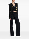 Balmain Embellished metallic bouclé-tweed jacket